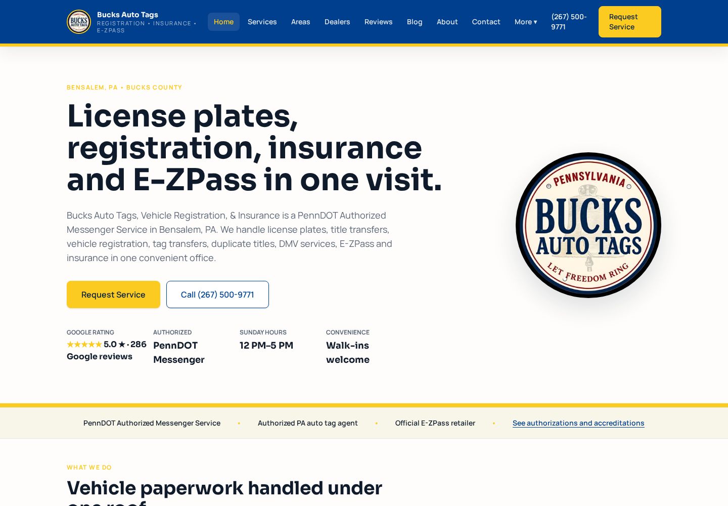 Bucks Auto Tags & Insurance